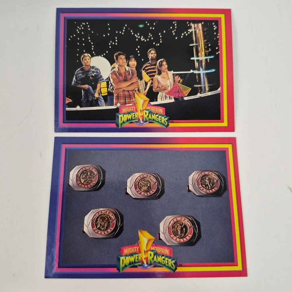 Vintage 1994 Mighty Morphin Power Rangers Trading Card Lot of 6 Saban Season 1